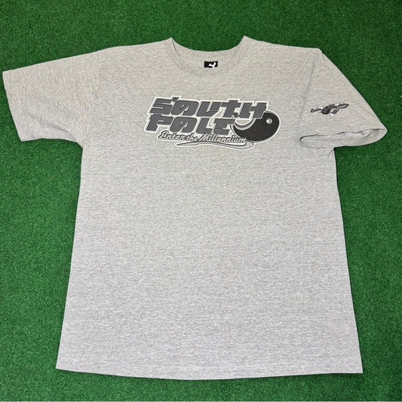 HOLY GRAIL 90s Y2K South Pole T-shirt Enter the Millenium XXL Billie Eilish 1999